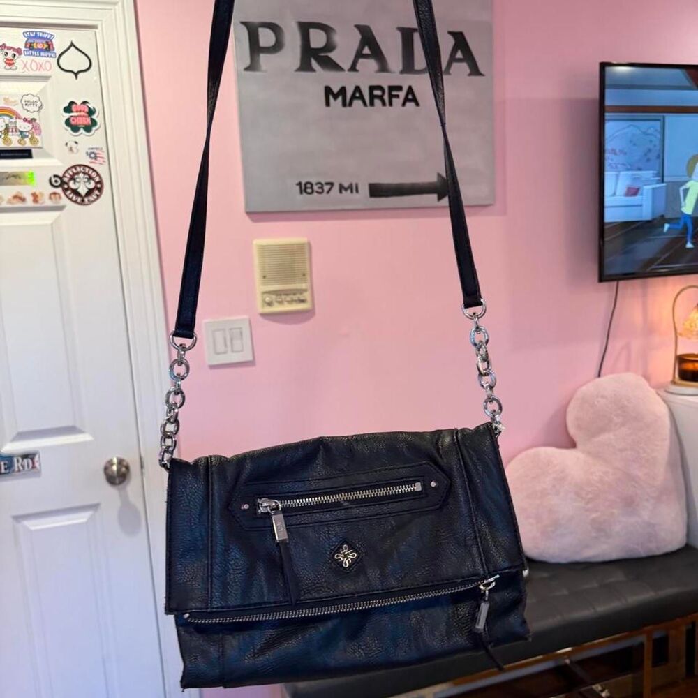 Vera-wang Women's Black and Navy Bag